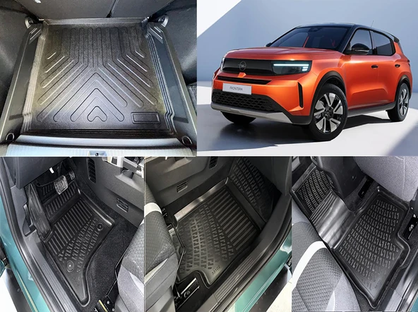 Rizline Opel Frontera Hybrit 3D Havuzlu Paspas veAlt Bagaj Havuzu Set ürün görseli 1