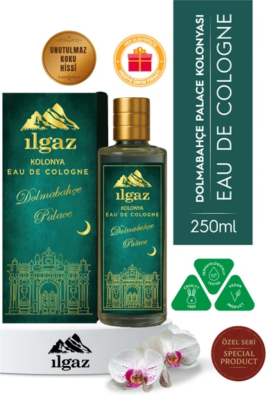 Dolmabahçe Palace Kolonyası | Eau De Cologne Cam Şişe 250 ml | Türkiye Serisi Orkide ve Misk Kokusu ürün görseli 1
