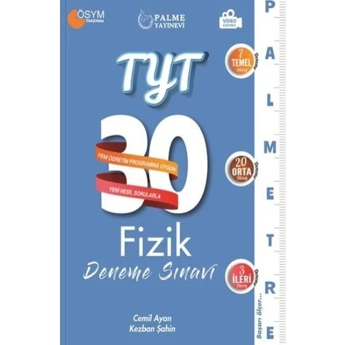Palme Tyt Fizik 30 Deneme Sinavi ürün görseli 1