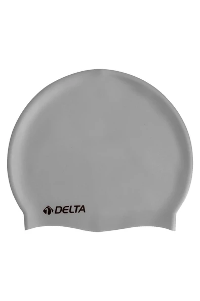 Delta Silikon Bone Deluxe Yüzücü Havuz ve Deniz Bonesi (Düz Renk)-GRİ ürün görseli 1