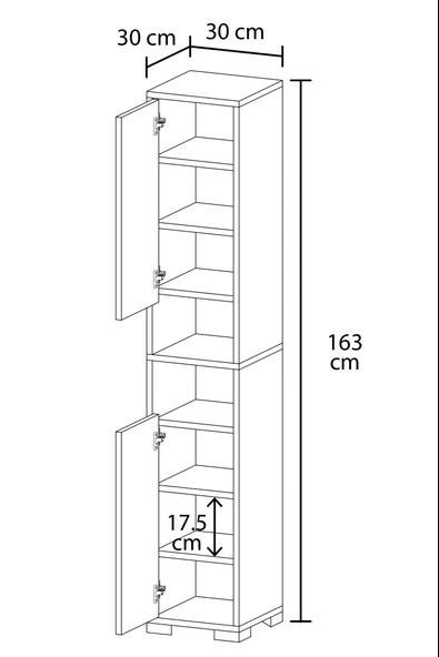 Tokyo No.3 Çok Amaçlı Dolap - Resim 3