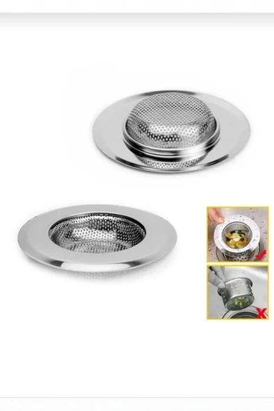 Çok Delikli Metal Lavabo Süzgeci Paslanmaz Çelik Süzgec ürün görseli 1