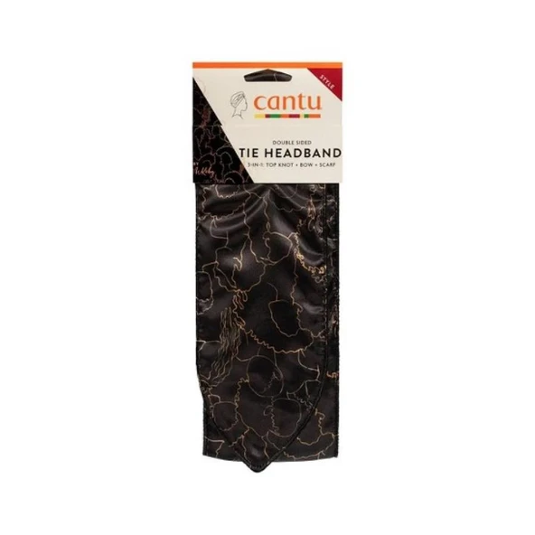 Cantu Melissa Koby Tasarımlı Çift Taraflı Siyah Saç Bandı ürün görseli 1