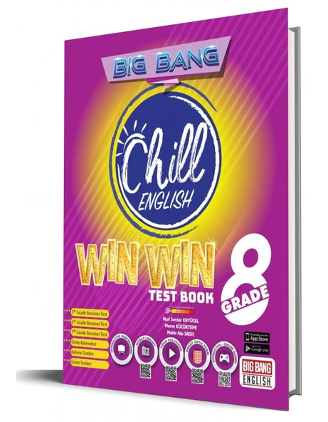 Kırmızı Beyaz 8. Sınıf Big Bang Win Win Chill English ürün görseli 1