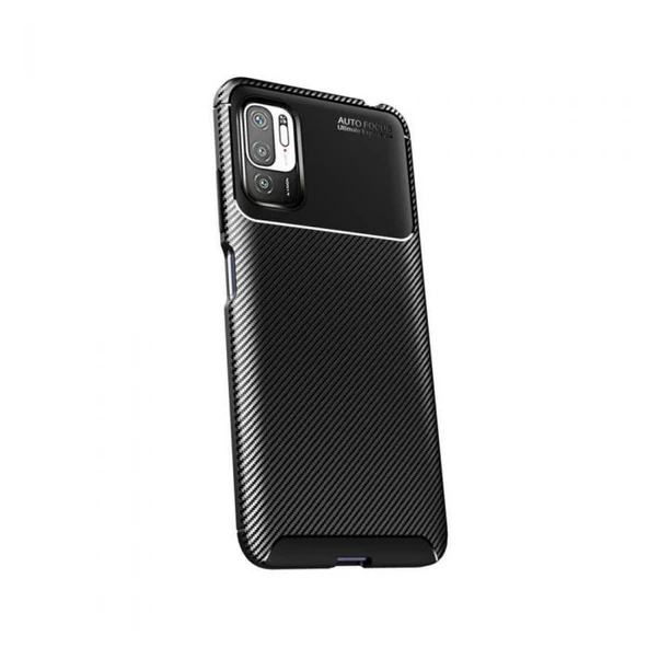 Gpack Xiaomi Redmi Note 10 5G Kılıf Negro Karbon Dizayn GörünümNano Glass ürün görseli 1