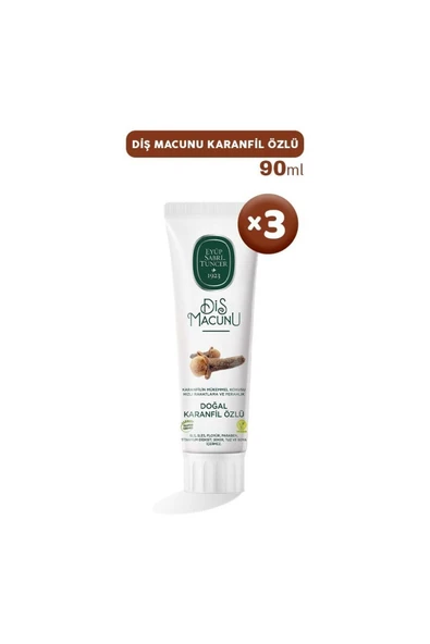 Eyüp Sabri Tuncer Diş Macunu Karanfil Özlü 90 Ml X 3 ürün görseli 1