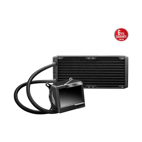 Asus ROG RYUJIN II 240 OLED AURA SYNC RGB 2X NOCTUA IPPC 2 PWM 120MM FAN SIVI CPU SOĞUTUCUSU V2 ürün görseli 1