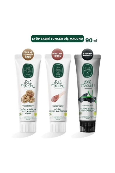 Eyüp Sabri Tuncer Diş Macunu Bambu, Ceviz Ve Himalaya 90 Ml ürün görseli 1