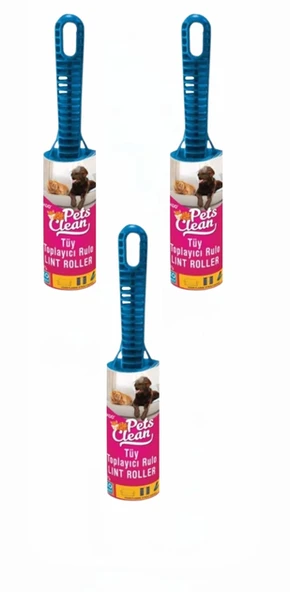 Bado Pets Clean Tüy Toplama Rulosu - 60 Yaprak X 3 Adet | Pratik ve Etkili Temizlik ürün görseli 1