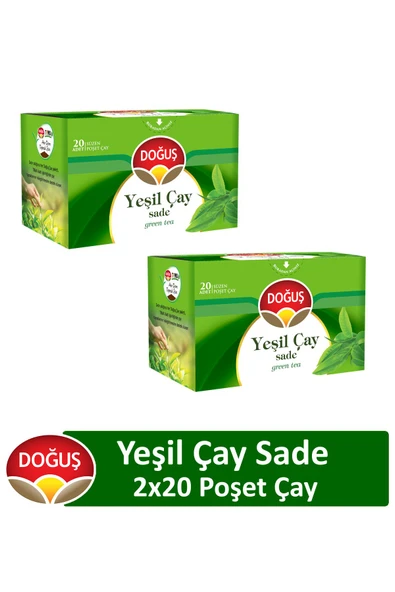 Doğuş Yeşil Çay Sade 20'li X 2 Adet ürün görseli 1