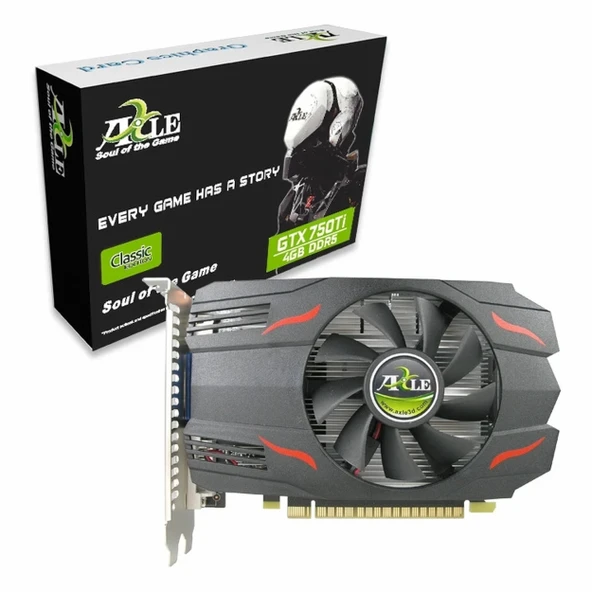 Axle GeForce GTX 750 Ti 4GB GDDR5 128Bit DVI/VGA/HDMI Ekran Kartı ürün görseli 1