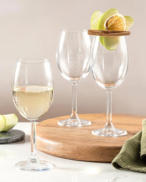 English Home Space Cam 3'lü Kadeh 330 ml Şeffaf ürün görseli 1