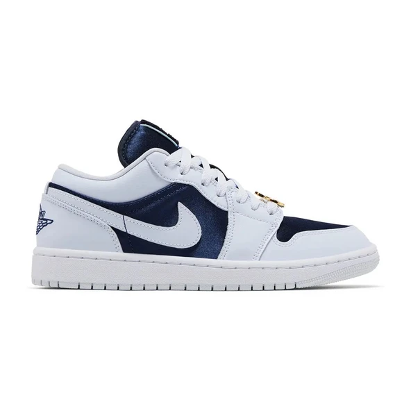Air Jordan 1 Low SE Midnight Navy Gold Charms ürün görseli 1