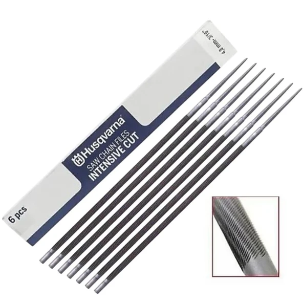 Husqvarna 3/16 - 4.8mm Motor Eğesi 6'lı Paket ürün görseli 1
