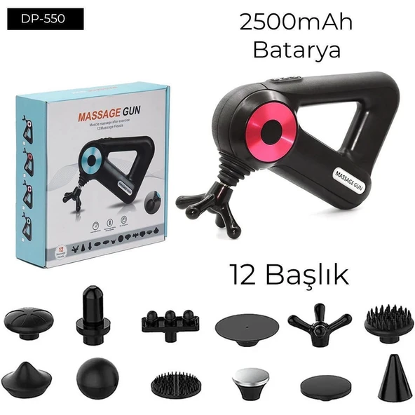 12 Başlıklı Masaj Aleti - Resim 2