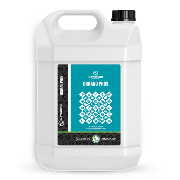 NATURWİN ORGANO PHOS 5 LT AZOT FOSFOR SIVI ORGANOMİNERAL GÜBRE ürün görseli 1