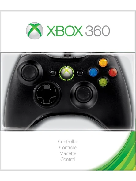 Microsoft Xbox 360 Pc Uyumlu Wired Kablolu Oyun Kolu Controller - Resim 2
