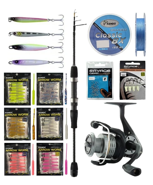 YekOutdoor Arrow Worm LRF Seti Okuma Lrf-Tele-706UL 212cm 1-8 gr Lrf Kamışı&Okuma Revenger RV-25 FD Olta Makinesi ürün görseli 1