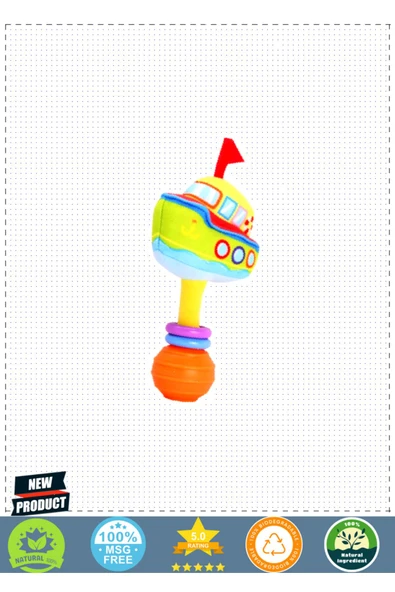 ela777 Sozzy Toys Gemi El Çıngırağı Szy196 Kız Erkek Çocuk Oyuncakları Eğitici Oyuncaklar ürün görseli 1