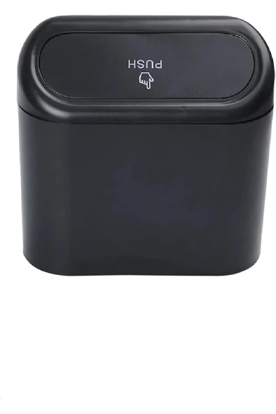 STOREMAX SHSM Concept Oto Çöp Kutusu Siyah Portatif Araç İçi Taşınabilir Kapaklı Organizer Aksesuar A ürün görseli 1