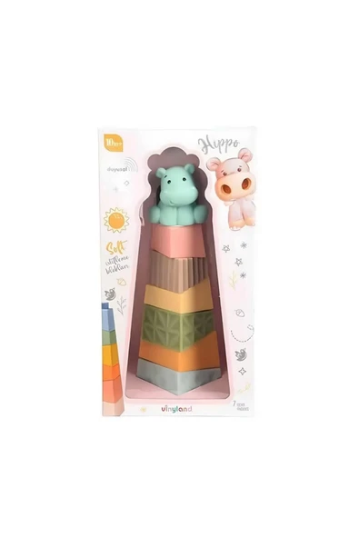 Evinso Soft Istifleme Piramit Koala 8'li Set ürün görseli 1