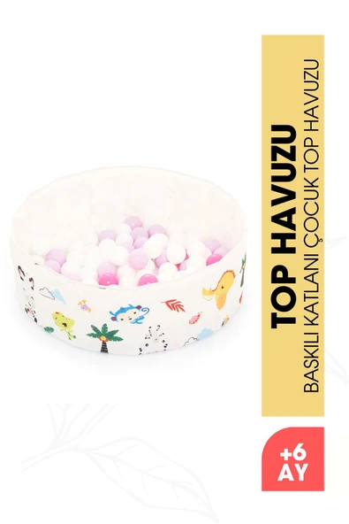 baby toys Baskılı Katlanır Top Havuzu ürün görseli 1