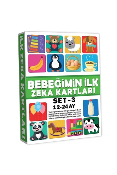 Diytoy Bebeğimin İlk Zeka Kartları Set-3 (12-24 Ay) ürün görseli 1