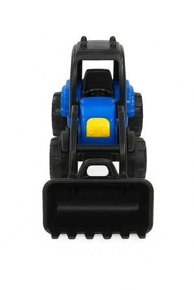 ela777 Erkek Çocuk Oyuncak Traktör Iş Makinesi Mavi Tarım Aracı Kepçe 777 31x16 Cm ürün görseli 1