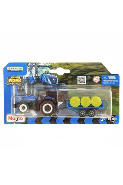 Maisto Mini Work Machines Traktör Ve Römork Set-05 - Resim 2