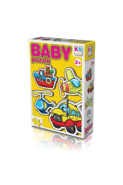 Angel Of Life 12003 Eğitici Baby Puzzle - Ulaşım Araçları / 15 Parça Puzzle / 2 Yaş ürün görseli 1