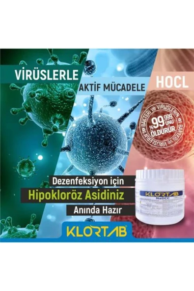 Klortab Nadcc 3,4 Gr X 200 Tablet - Resim 2
