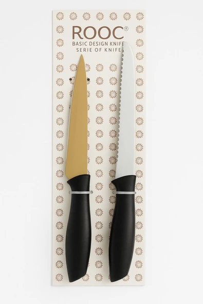 Rooc Şef ve Ekmek Bıçağı İkili Set ürün görseli 1