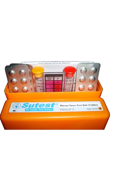 Sutest Havuz Suyu Test Kiti (Tablet) ürün görseli 1