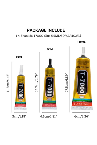 Ld Teknoloji T-7000 Çok Amaçlı Yapıştırıcı 15ML ürün görseli 1
