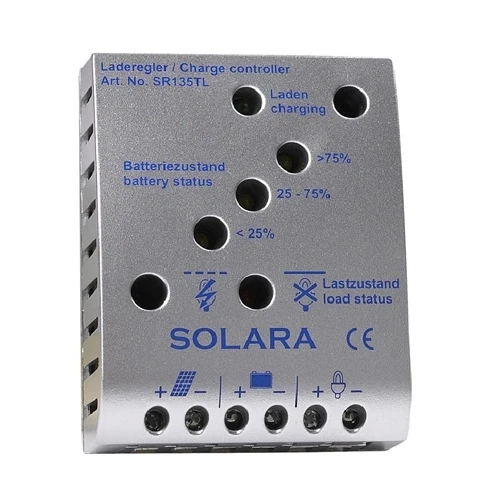 Solara SR135TL 140Wp 12/24V PWM Solar Şarj Regülatörü ürün görseli 1