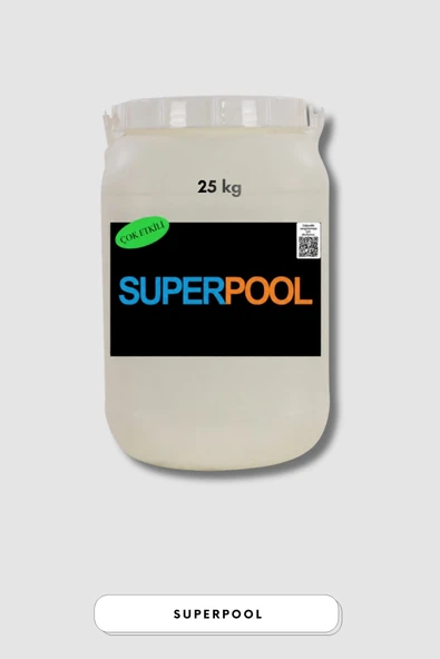 Spp Superpool Superchlor 90 Tb Çok Fonksiyonlu 3 Etkili Tablet Klor 25 Kg ürün görseli 1