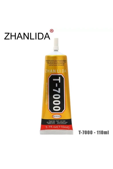 Zhanlida T7000 Ekran Cam Lens Kasa Kapak Çerçeve Yapıştırıcı 110ml Siyah ürün görseli 1