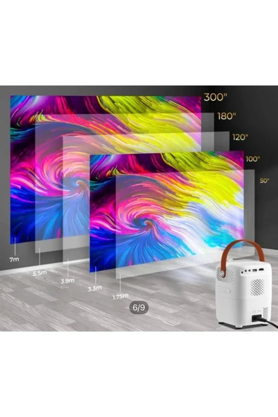 Ld Teknoloji  MULTIMEDİA ANDROİD PROJECTOR SİYAH - Resim 2