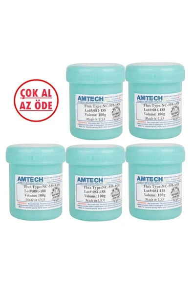 Amtech Nc-559 Asm Flux Krem 100g - 5 Adet ürün görseli 1