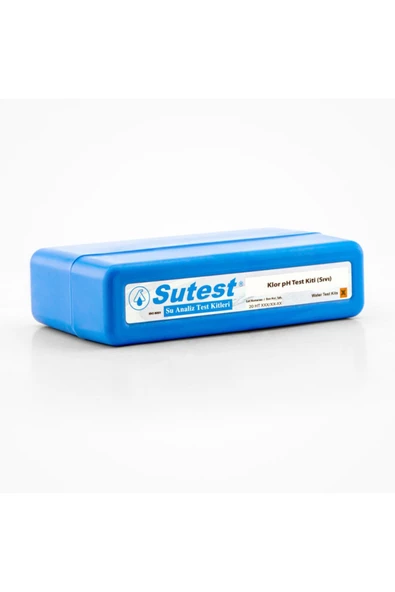 Sutest Havuz Suyu Ölçüm Ph Klor Test Kiti ürün görseli 1