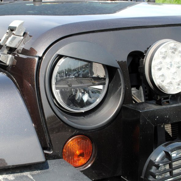 JEEP WRANGLER RUBİCON JK KIZGIN FAR ÇERÇEVESİ SETİ SAĞ-SOL ürün görseli 1