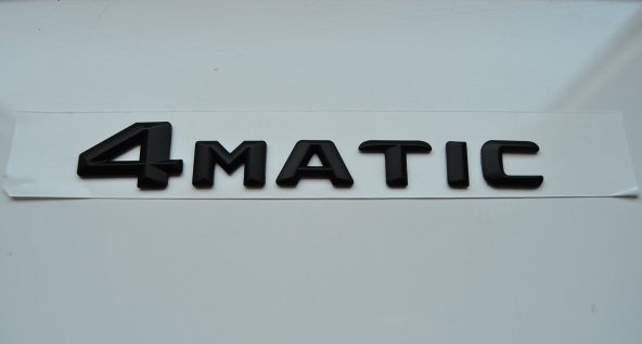 MERCEDES 4MATİC YAZI SİYAH 2128177715 W205 W212 MAKYJLI W222 X166 ürün görseli 1