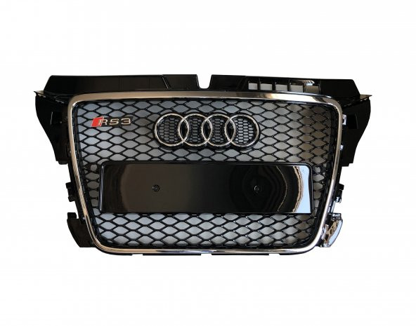 AUDİ A3 8P RS3 ÖN PANJUR KROM-SİYAH 2008-2012 ürün görseli 1