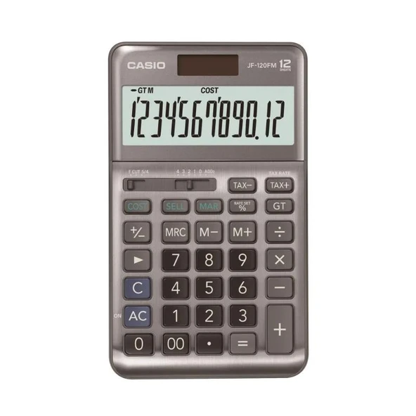 Casio JF-120FM 12 Hane Masa Üstü Hesap Makinesi ürün görseli 1