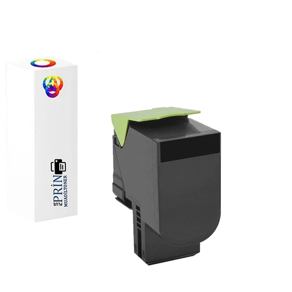 Lexmark 80C8SK0 /Lexmark CX410dte Uyumlu Siyah Muadil Toner 2500 Sayfa ürün görseli 1