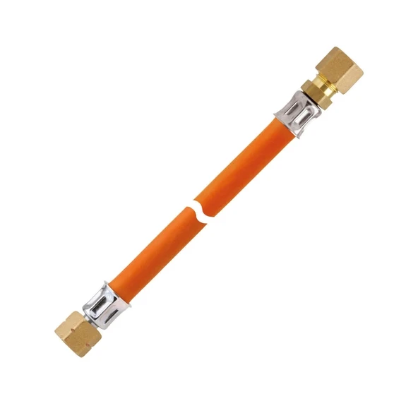 GOK G14-CF8(RVS8) 100cm Bakır Boru Bağlantılı 10 Bar Tekne Gaz Hortumu ürün görseli 1