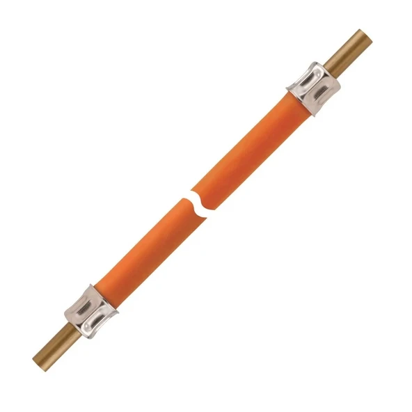 GOK PS8(RST8)-PS8(RST8) 80cm Bakır Boru Bağlantılı 10 Bar Tekne Gaz Hortumu ürün görseli 1