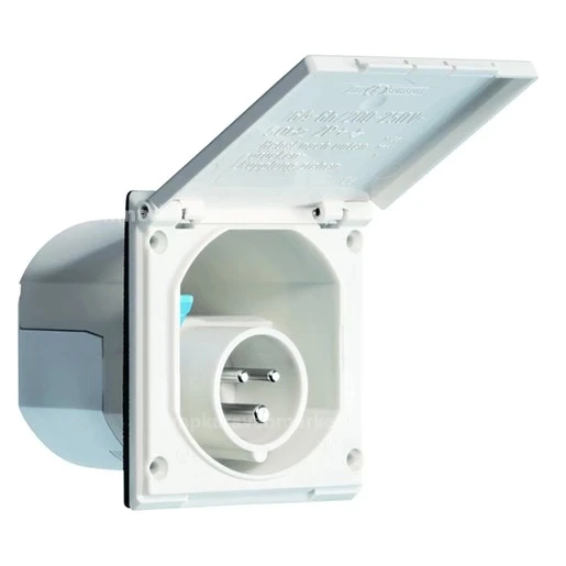 ABL CEE IP44 220V Dahili Gömme Karavan 220v Elektrik Girişi - Beyaz ürün görseli 1