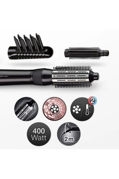 Braun Satin Hair 3 As330 3 Başlıklı Saç Şekillendirici - Resim 5