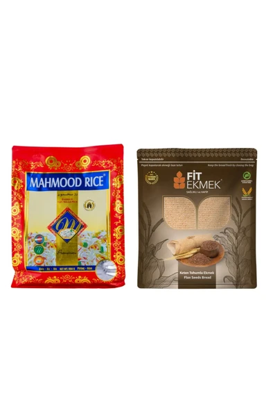 Mahmood Rıce 1121 Basmati Pirinç 900 gr ve Keten Tohumlu Lavaş Ekmeği 300gr ürün görseli 1